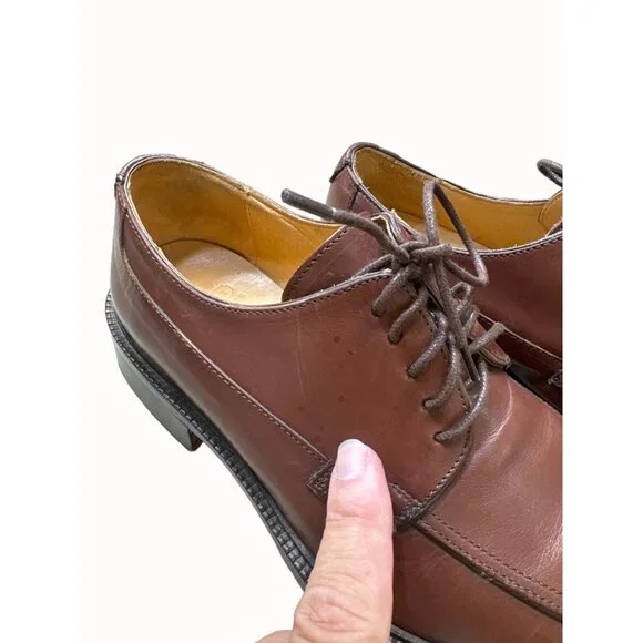 Coach J995 Malone men’s brown leather dress shoes oxfords size 7.5D SKU 4403 - Picture 4 of 15